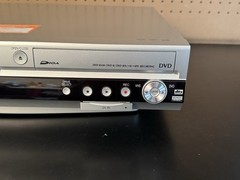 Panasonic DMR-ES35V VHS DVD Recorder Combo VCR Player Tested *Parts/Repair*