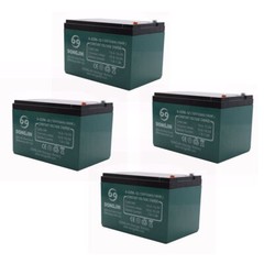 12V 12Ah 6-DZM-12 Battery 6-DZF-12 Replace Go Kart ATV Scooter 6-DMF-12