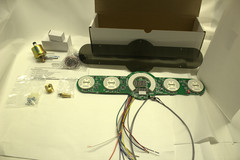 Universal Bargraph style 5.5 Gauge Panel w/ White Leds Made in the USA!