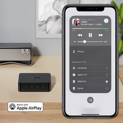 Pro AirPlay 2 Receiver, Google Cast Audio, WiFi Multiroom Streamer, Compatible
