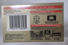 Maxell High Bias XLII 90 Minute 8 Pack Blank Audio Cassettes Brand New