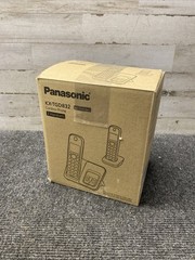 Panasonic KX-TGD832 Cordless 2 Handsets Phone Answering Machine Call Block