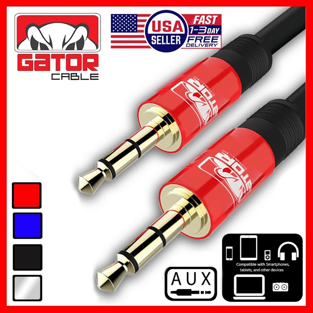 AUX 3.5mm Audio Cable Cord Male to Male For Phone iPhone Samsung LG Earphones