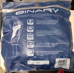 NEW Binary B6A-4K2-10 Series Active 4K High Speed HDMI Cable 10m (32.8ft)