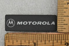 Motorola Radio Nameplate Label Sticker Replacement 3305214Q01