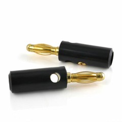 40Pcs 4mm Gold Plated Banana Plugs Audio Jack Speaker Wire Cable Screw Connector