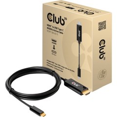 Club 3D HDMI to USB Type-C 4K60Hz Active Cable M/M 1.8m/6 ft (cac1334)