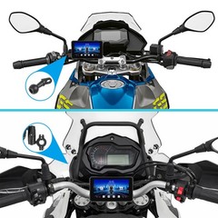 7″ Wireless CarPlay Android Auto Portable Screen Waterproof Motorcycle Navigator