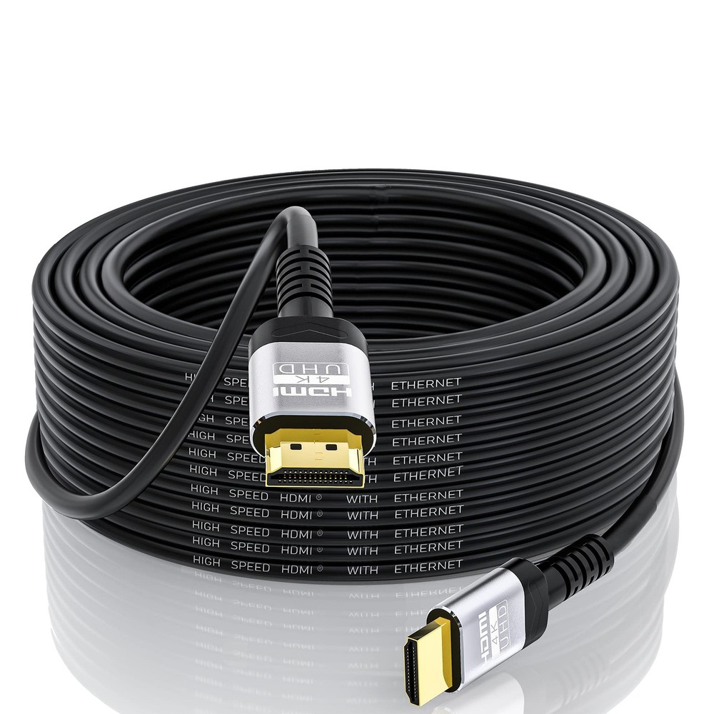 4K HDMI Cable 50Ft | High Speed HDMI 2.0 Cable 4K@60Hz 2K 1080P 3D ARC Ethern…