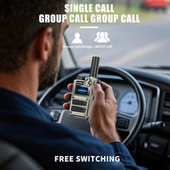 Global 4G LTE PoC Walkie Talkies Unlimited Range Two Way Radios w SOS Alert