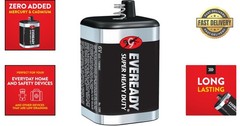 Super Heavy-Duty 6V Battery – Perfect for Flashlights & Low Drain Devices