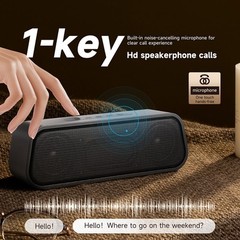 Portble Rechargeable Bluetooth Speaker Bass Sound Desktop Speaker USB/ FM/TF/TWS
