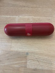Beats Pill 2.0 Red Speaker + Red Character Stand – FOR PARTS / REPAIR No Battery