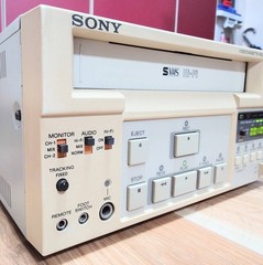 SONY SVO-9500MD VCR S-VHS Player, 2 hours on head! Hi-Fi, New PSU Capacitors