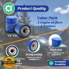 cmdock Oil Filter 2 Pack Honda/Acura