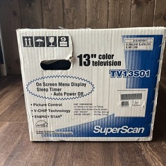 Vintage SuperScan TV13S01 13″ CRT Personal Television TV Retro Gaming NEW IN BOX