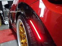 OE-Spec Red Lens Full LED Rear Side Marker Light Assemblies Red Lens Red LED