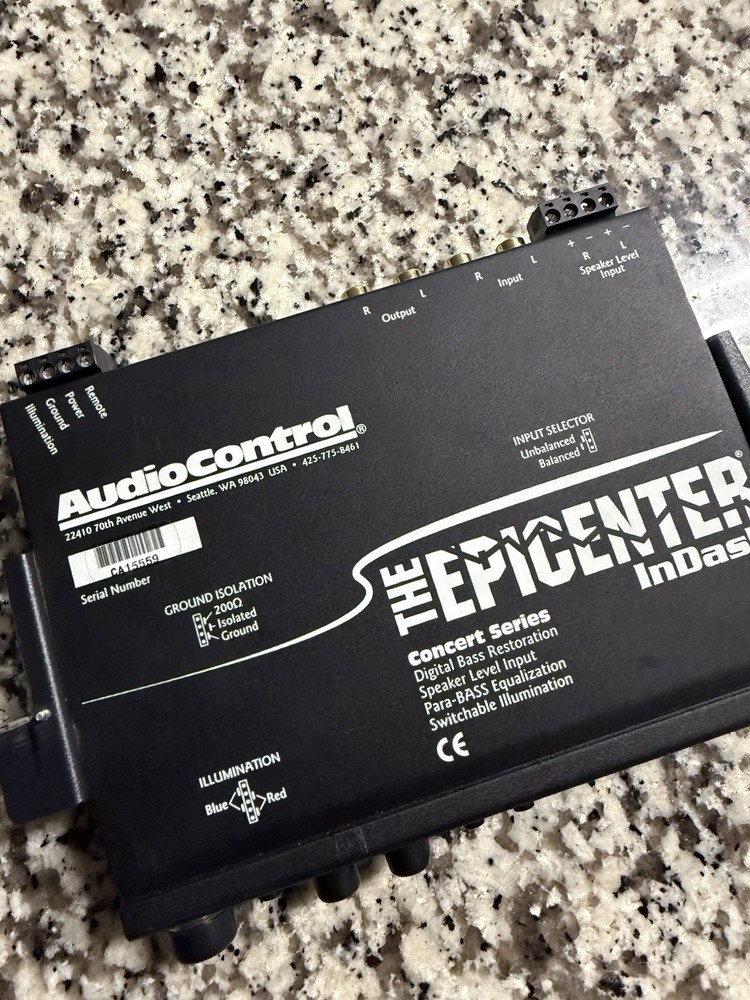 RARE AudioControl Epicenter In Dash Concert Series