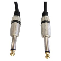 15ft Instrument Guitar Audio Speaker Cable 6.35mm 1/4″ to 1/4″ Mono Male Cord