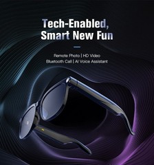AI Smart Glasses Camera 4K Video Recording Bluetooth Calls Voice Assistant HD
