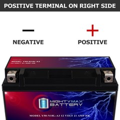 Mighty Max Y50-N18L-A3 Battery for Harley-Davidson 1340cc FL FLH Touring 1988