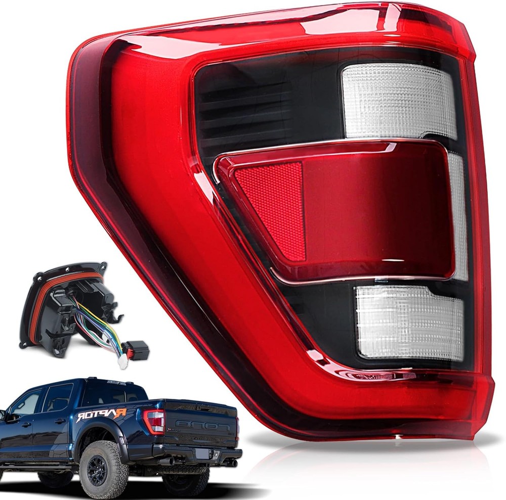 LED Tail Lights Compatible with Ford F150 2021 2022 2023 Raptor with Blind Spot