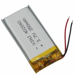 2pcs 3.7V 350mAh LiPo Battery 4mm Thick 402040 2pin JST-PH 1.0/1.25/1.5/2.0/2.54