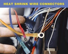 Heat Shrink Butt Splice Wire Connector Insulated Waterproof Crimp Terminals kits