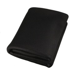 Black Speaker Mesh Grill Stereo Fabric Dustproof 100x160cm 40″ x 63″