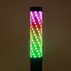 2x 1~3FT Thick LED Whip Spiral Chasing RGB Fat Whip Light For Can Am Polaris RZR