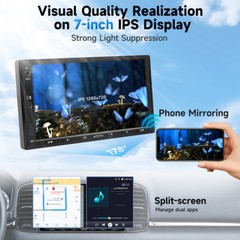 ATOTO Android 7″ Car stereo GPS AI-Radio Android Auto Backup Camera&DVR Dash Cam