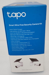 TP-Link Tapo 2k Solar Smart Security Camera, 3-pack Wire-Free Detection, NEW