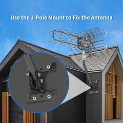 150Miles Range Steering TV Antenna 45-860mhz High-Definition Receiving Antenna