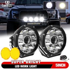 AUXBEAM 5″ inch LED Light Pods Bar Spot DRL Driving Fog Lamps SUV Offroad Truck