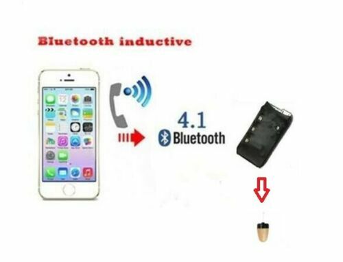 5 Pcs Dual Way Talking Bluetooth Inductive Transmitter + Wireless Mini Headset