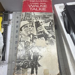 Vtg Realistic TRC-81 CB Transceiver 3 Channel Walkie Talkie Works 1970s