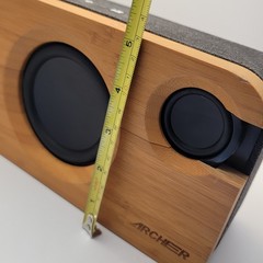 Archeer A320 Bluetooth Speaker Bamboo Wood 2.1 Channel Subwoofer Home Audio