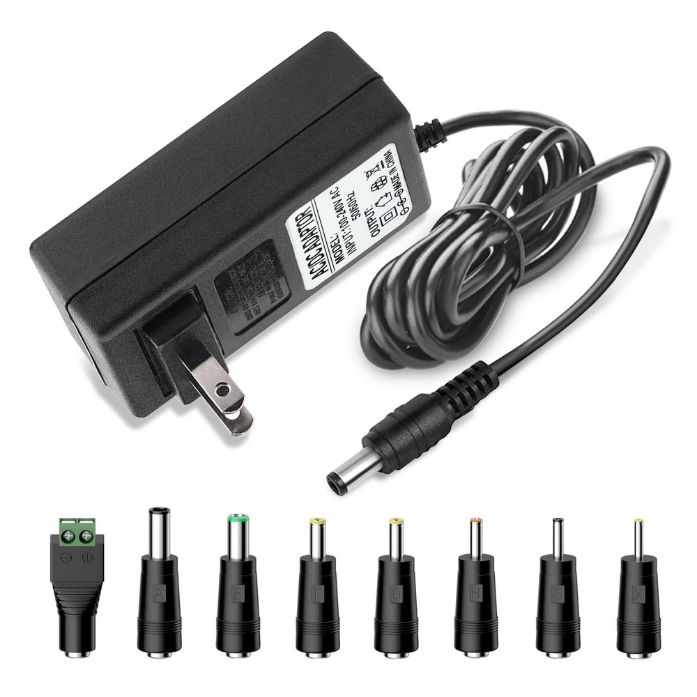 20V 2A 3A AC DC Power Supply Adapter 20 Volts 2 Amps US Wall Charger, DC Plug…