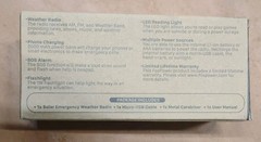 FosPower A1 Portable Power Bank NOAA Emergency Weather Radio 4 way powered