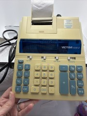 Vintage Tech – Victor 1230-2 Calculator Printer For Desktop Tested & Works