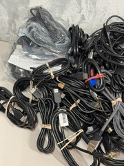 Lot of 93 HDMI Cables – Bulk Wholesale – Mostly Used some New – Various Lengths