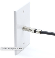 F59 Male Push on Antenna Cable Adapter RF Connector For RG6 or RG59 BA124 Pkg/50