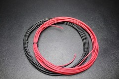 18 GAUGE WIRE RED & BLACK 25 FT EACH PRIMARY AWG STRANDED COPPER POWER GROUND
