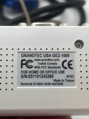 PC to Video EZ Grandtec USA GEZ-1000 w/ USB & VGA Cords & User Guide