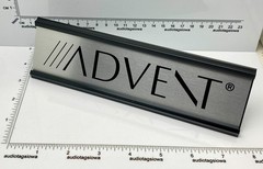 Advent Desk Sign – Custom Silver Aluminum