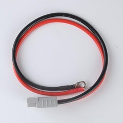 2Pcs 8AWG Cable with 50A Connector for Battery, M8 Terminal, Pack 1.64 FT