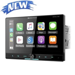 Soundstream 10.6″ 2 DIN DVD Player Apple Carplay Android Auto Stereo VRCPAA-106F
