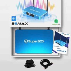 SuperBox S6 Max TV Streaming Box U-HD all featured content No annual fee-free