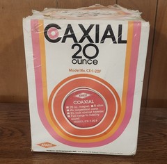 Rare New Kraco Coaxial 20oz Speakers 5 1/4 Round Cx-1-20F 1970’s 2 Speaker Set