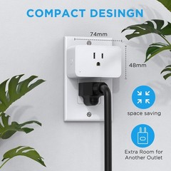 Convenient Remote Control Plug – Safe for Christmas Lights and Household Use